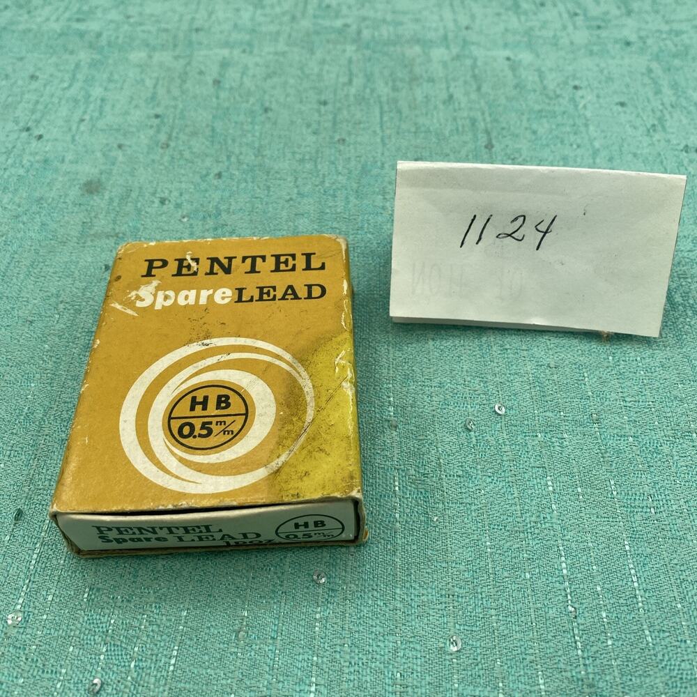 Vintage Pentel Japan Stationary Cigarette Pack .5mm HB Lead 11~~11pk~Tube